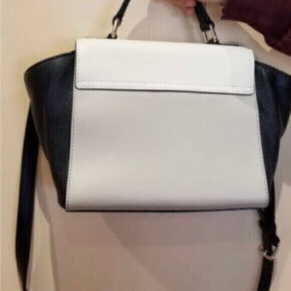 Kate Spade Laurel Magnolia Park color blocked satchel crossbody saddle bag - Picture 5 of 16